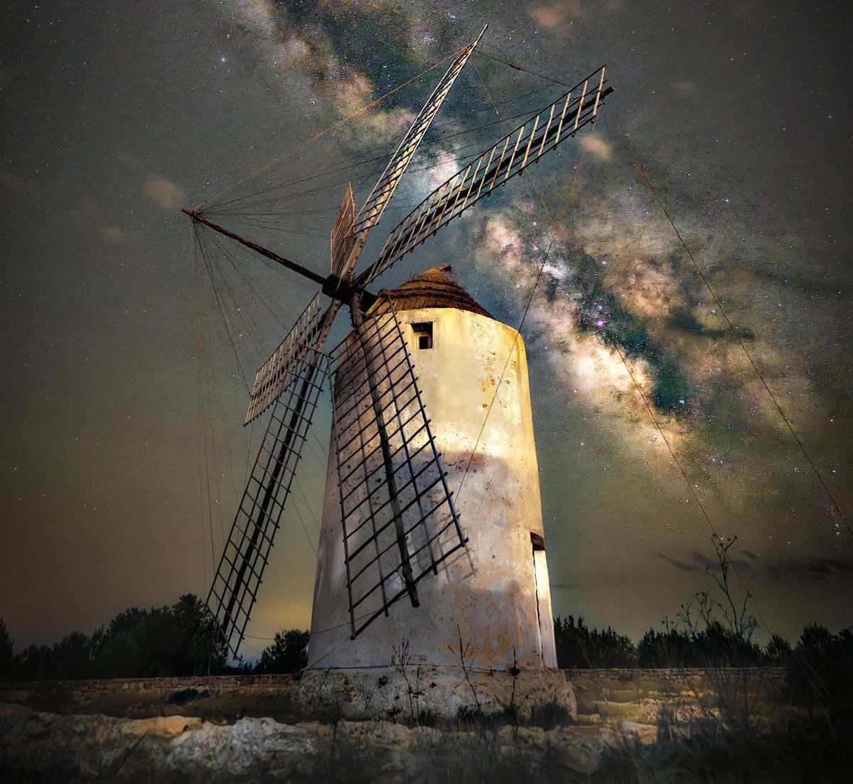 "Es Molí 1778", fotografía que estará en la exposición en el Centro Cultural de Jesús.