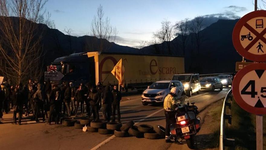 La protesta que talla la carretera.