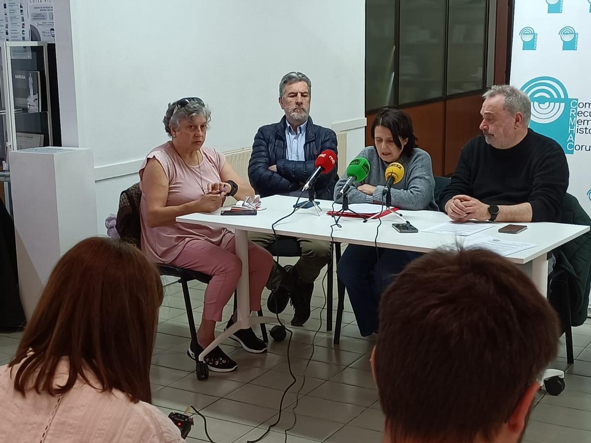 Rueda de prensa de la Comisión pola Recuperación da Memoria Histórica