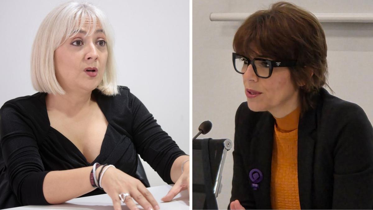 Paqui Sánchez y Teresa Fuentes, secretarias generales de UGT y CC OO.