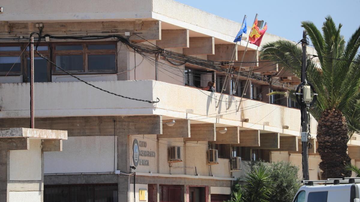 Aspecto del Instituto Español de Oceanografía en San Pedro del Pinatar, ayer. juan caballero