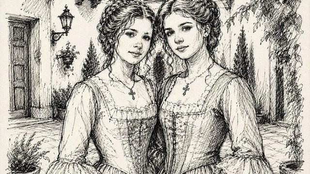 Recreación de las hermanas doncellas facilitadas por el autor.  | LP/DLP