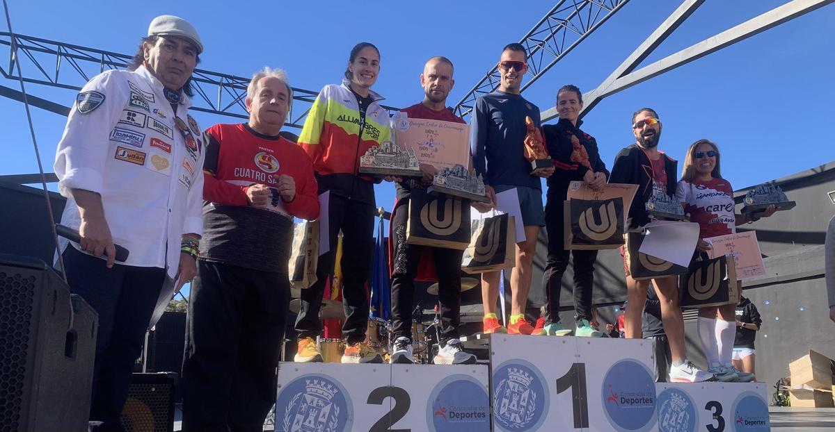 Podio absoluto de la Cuatro Santos Cartagena