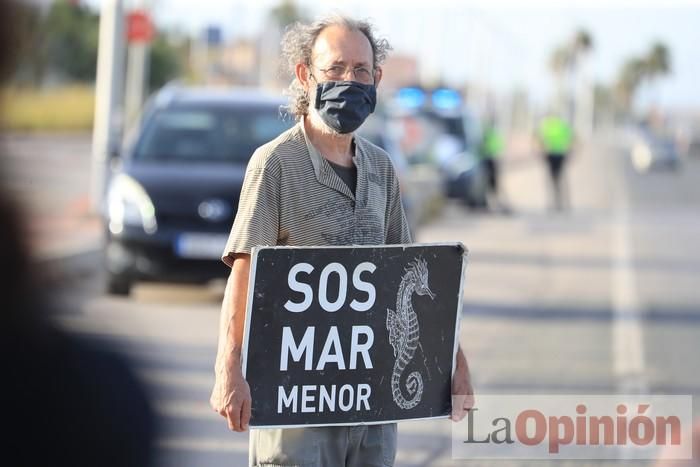 Protesta contra el estado del Mar Menor