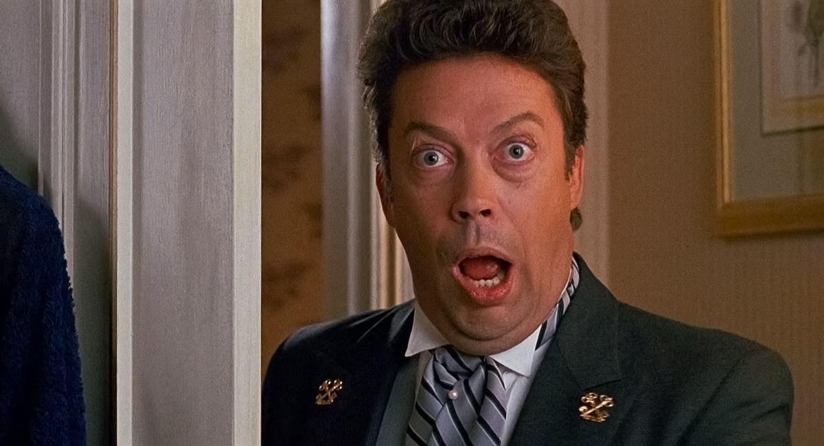 Tim Curry haciendo de Mr. Hector en 'Solo en casa 2'