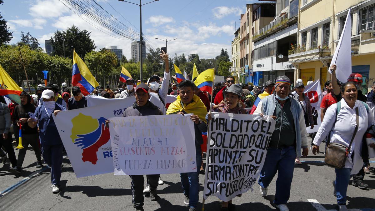 Continúan las protestas indígenas en Quito