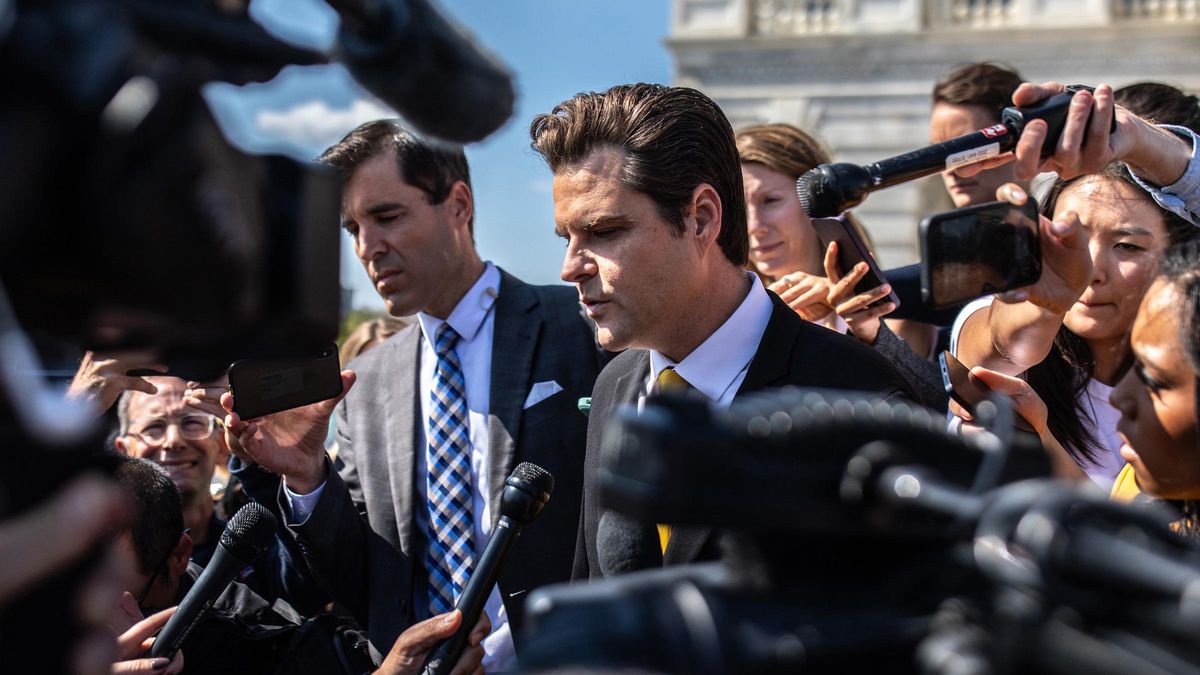 El legislador republicano Matt Gaetz.