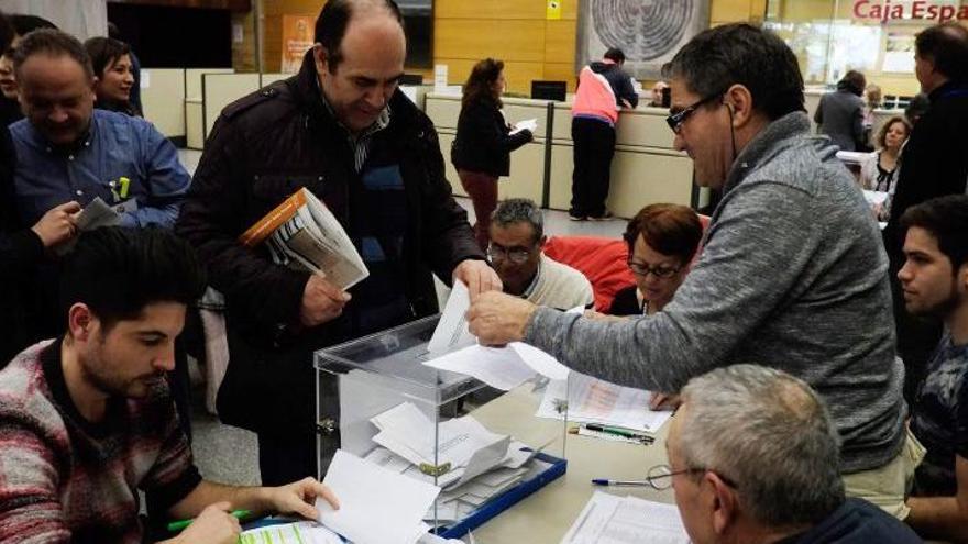 Votaciones de los empleados autonómicos en la Delegación Territorial de la Junta