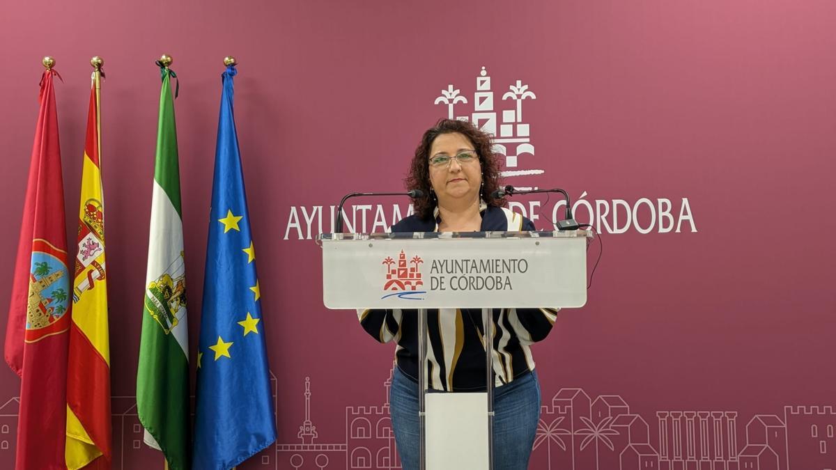 Alicia Moya, concejala del PSOE de Córdoba.