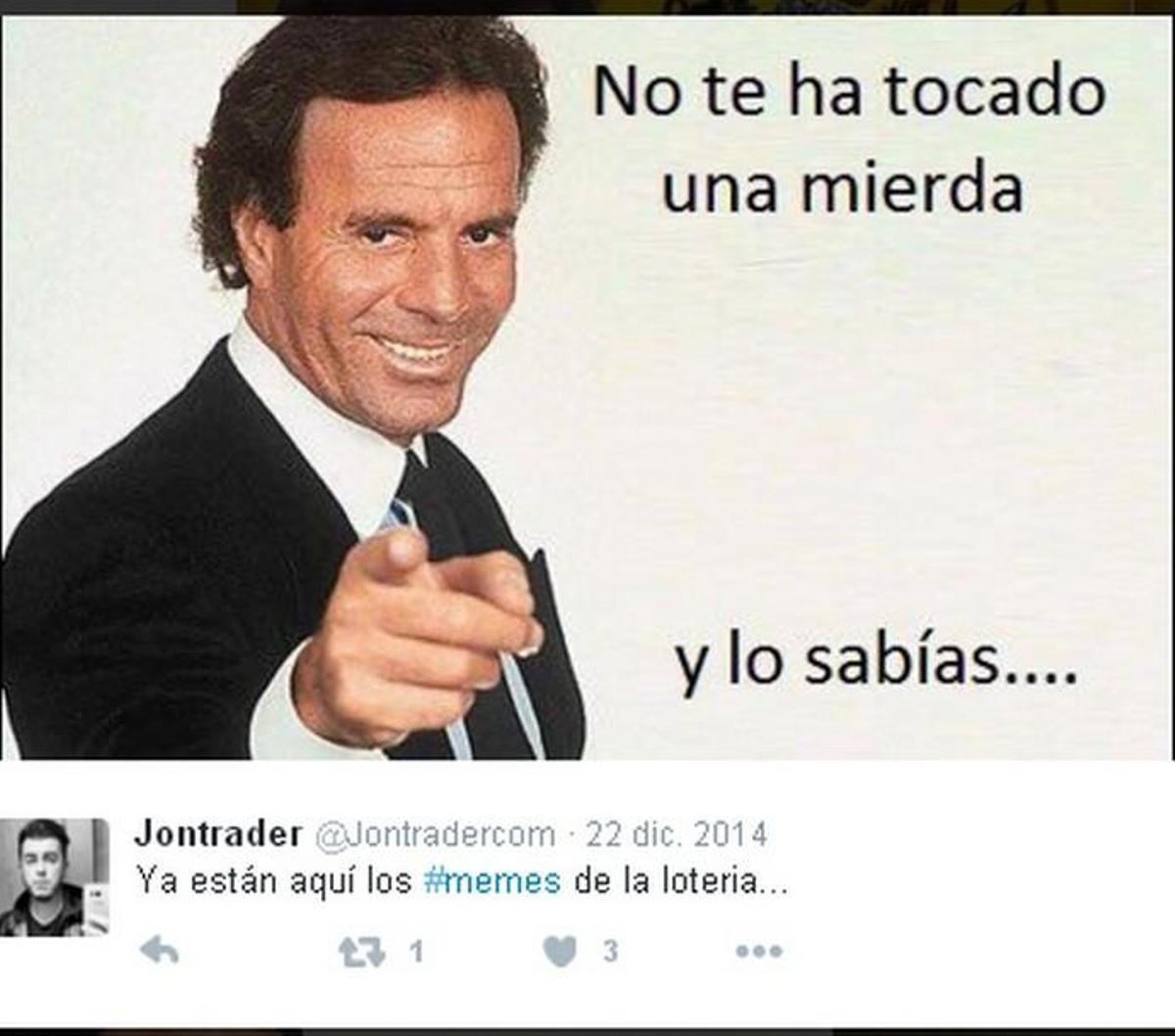 Memes de la Lotería de Navidad 2017
