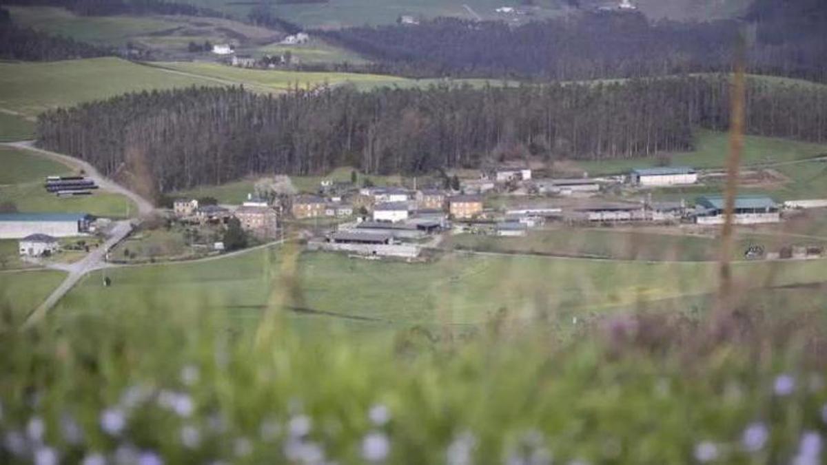 Vista de San Tirso de Abres.