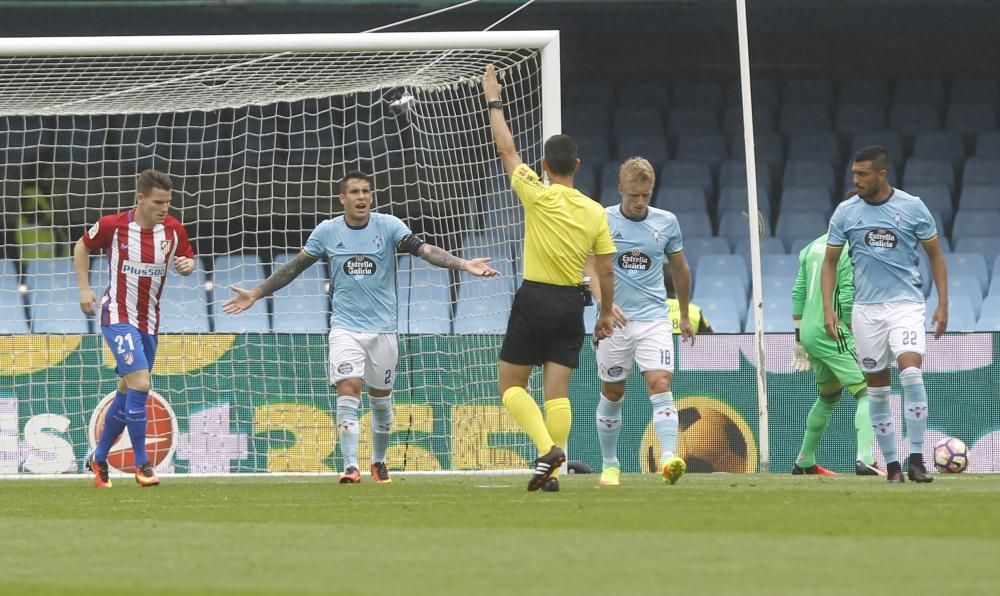 El Atlético de Madrid arrasó al Celta en una segunda parte para el olvido después de que los vigueses hubieses sido superiores durante los primeros cuarenta y cinco minutos