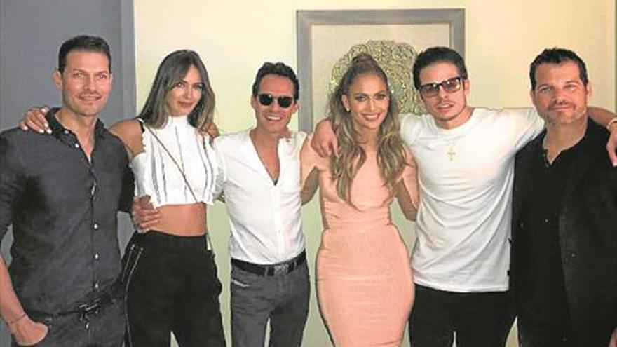 El ‘buen rollo’ entre Jennifer López y Marc Anthony