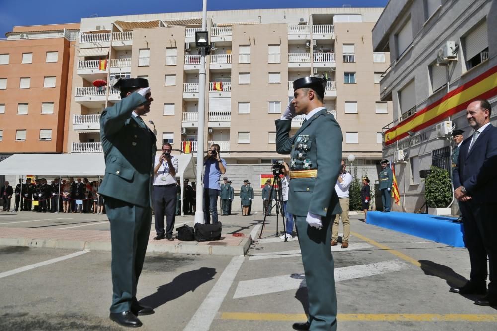 Misa y acto castrense en el cuertel de la Compañía de la Guardia Civil de Torrevieja y la Vega Baja el día de la Virgen del Pilar