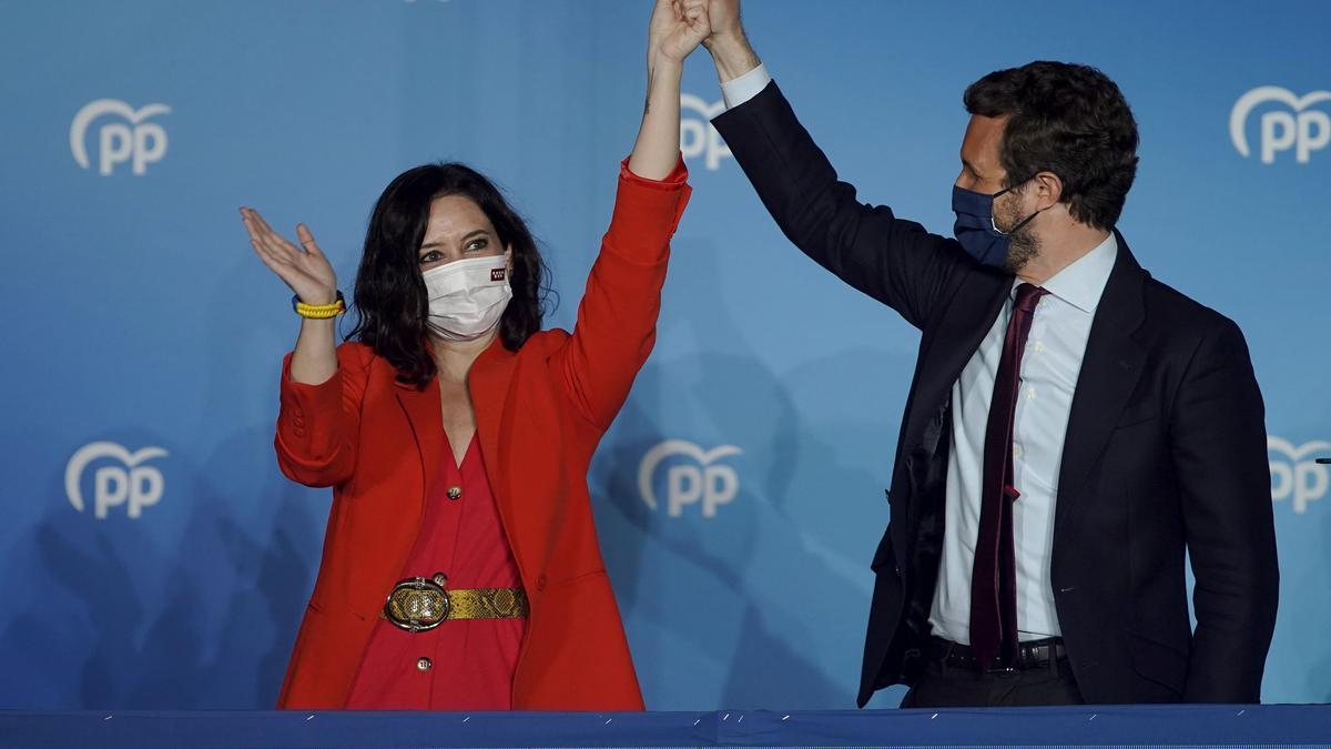Ayuso vence con claridad en las elecciones de la Comunidad de Madrid