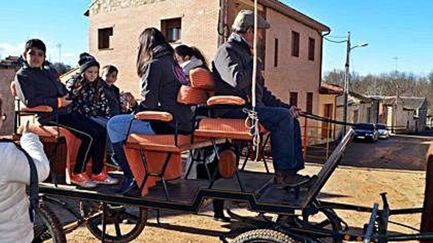 Paseos en calesa en las fiestas del pasado año.