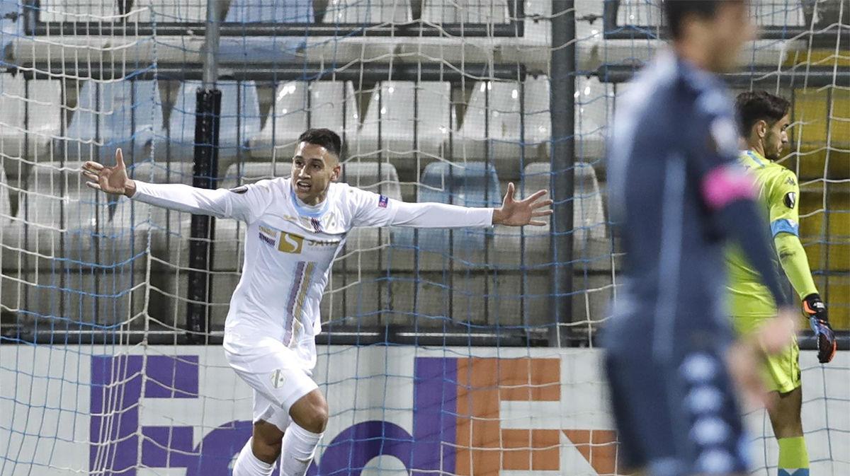 El gol de Robert Muric al Nápoles