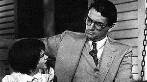 Gregory Peck, en un fotograma de la versió cinematogràfica de ’Matar un rossinyol’.