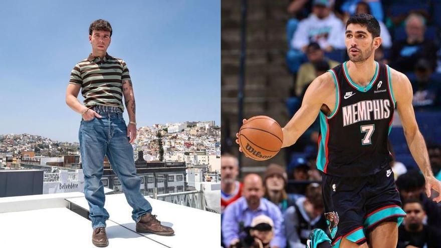 El cantante Quevedo y el jugador de baloncesto de la NBA Santi Aldama: la foto viral de sus veranos en La Graciosa cuando eran niños