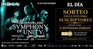 EL DÍA sortea 5 entradas dobles exclusivas para suscriptores Noctámbula Festival