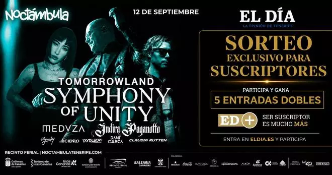 EL DÍA sortea 5 entradas dobles exclusivas para suscriptores Noctámbula Festival