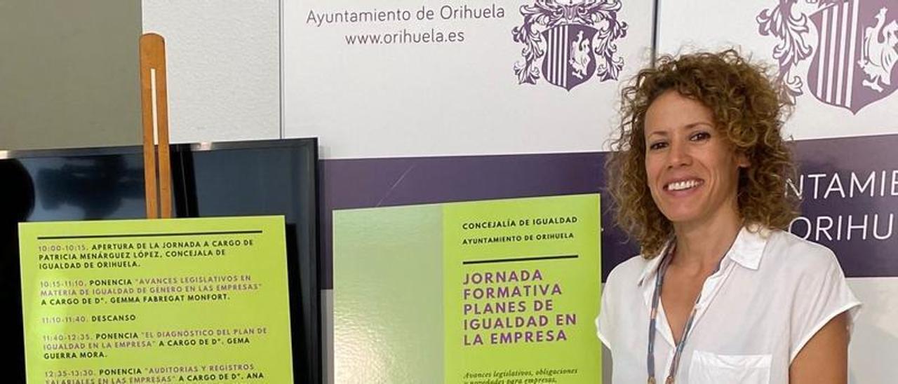 Patricia Menárguez, concejala de Igualdad de Orihuela