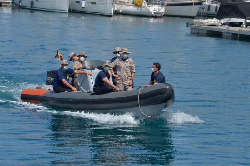 Ejercicios militares de la Armada en Pasito Blanco