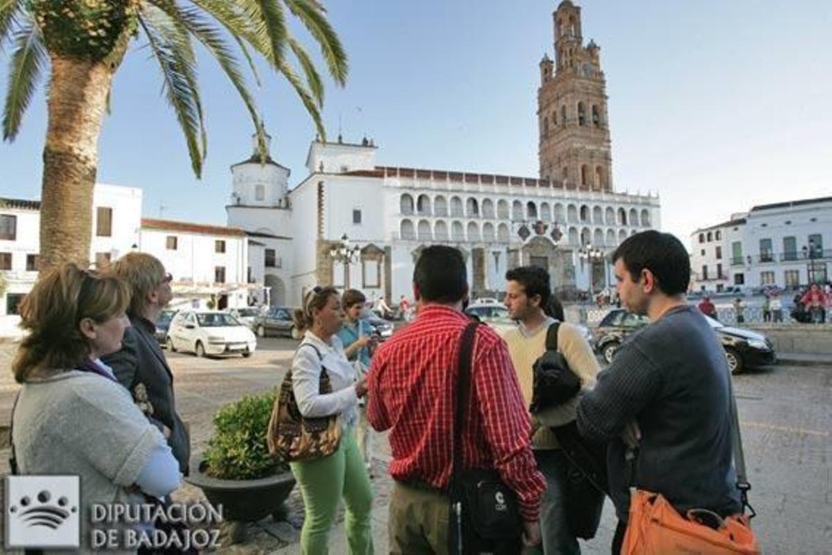 La plaza Porticada de Garrovillas, Mejor Rincón de Extremadura 2018