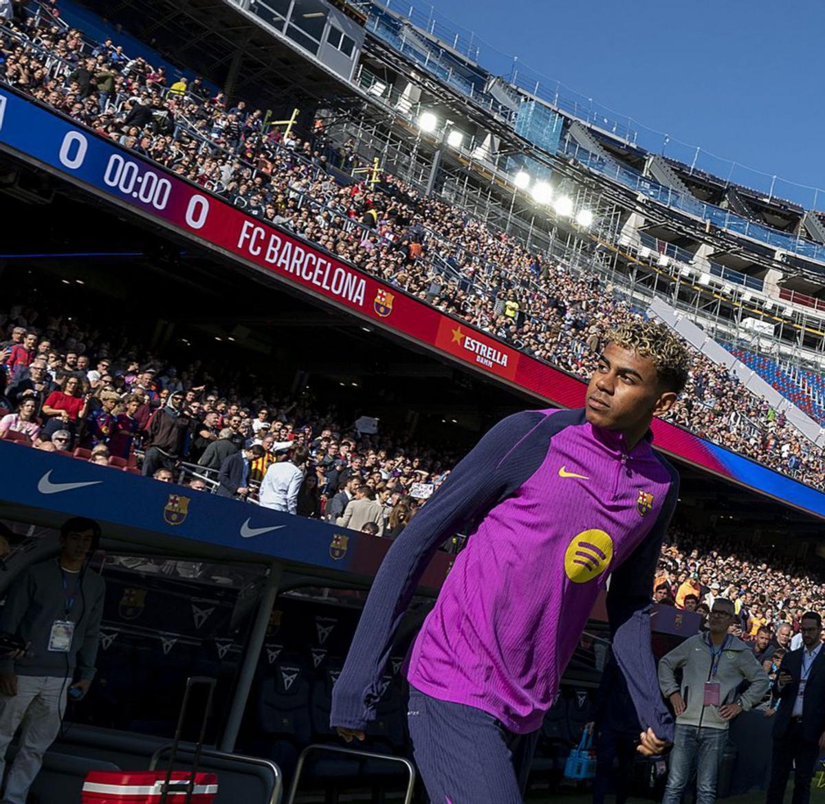 Primera festa al Camp Nou