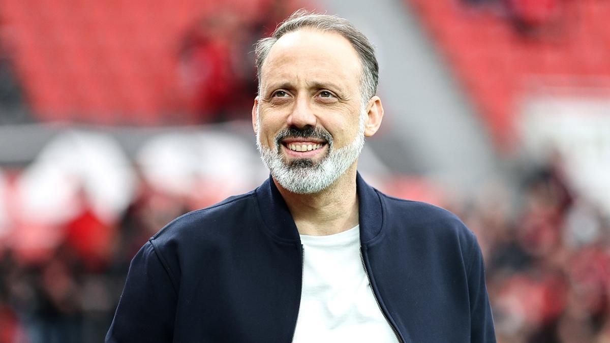 Pellegrino Matarazzo, sonriente