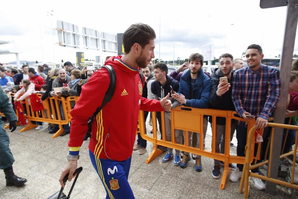 La selección española ya está en Asturias para su partido ante Israel