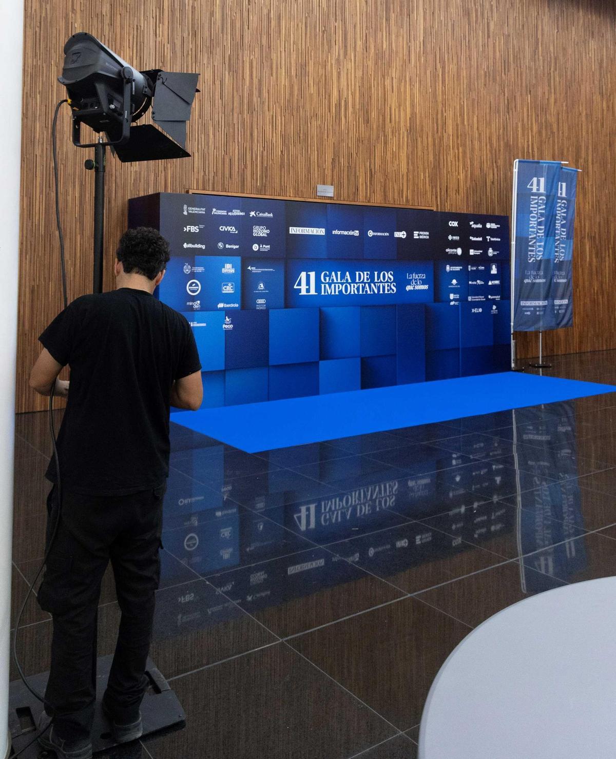 La zona del photocall en el ADDA.