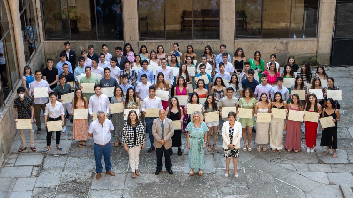 Los mejores estudiantes de la EBAU en la USAL