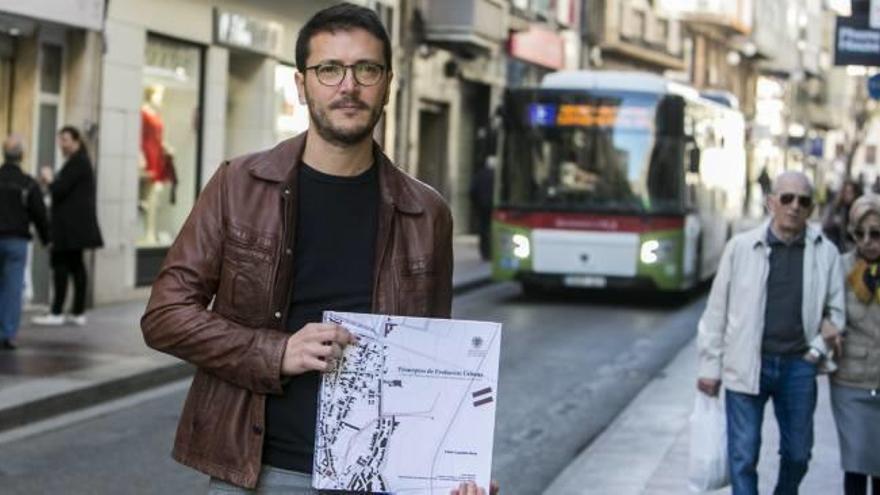 Pablo Coquillat: «La hostelería marca la evolución del comercio del centro de Elche»