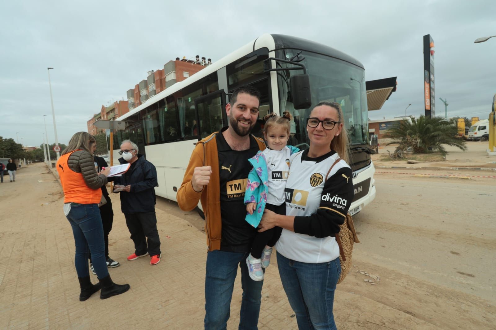 Autobuses de valencianistas para ver el Valencia - Betis en Mestalla