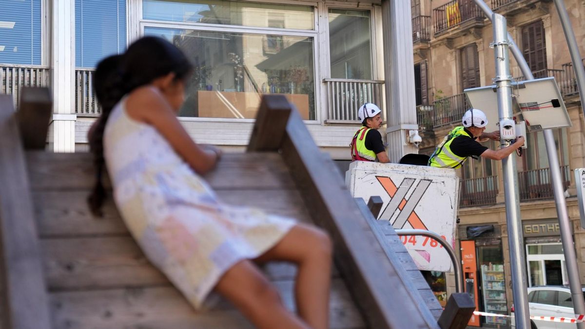 Barcelona instala sensores en parques infantiles para medir su uso