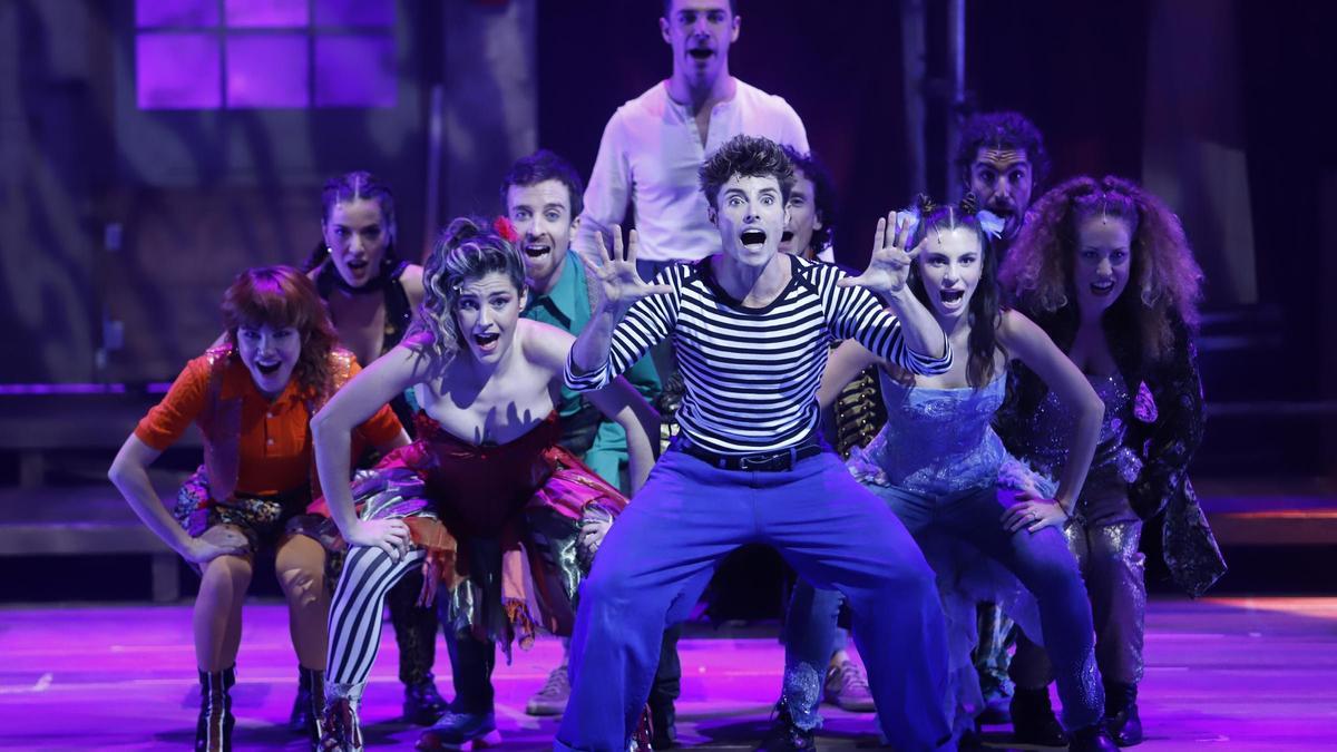 Una imagen de 'Godspell'