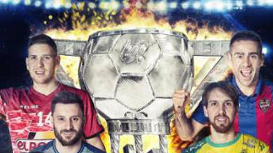 Detalle del cartel de la Copa de España