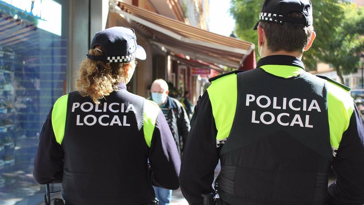 Agentes de la Policía Local de Málaga