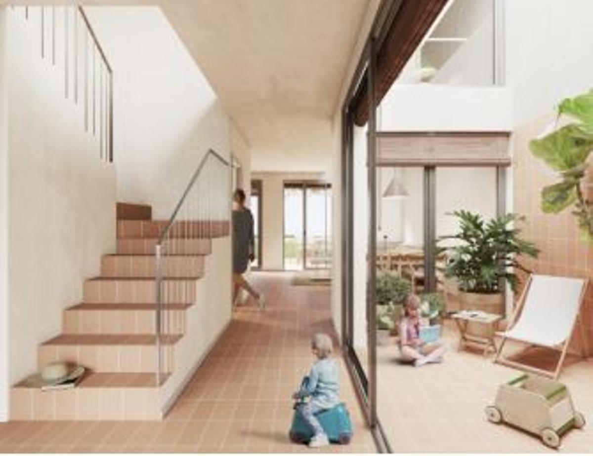 L'interior de les cases segons el mateix projecte