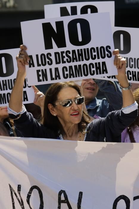 Protesta de los vecinos de La Camocha