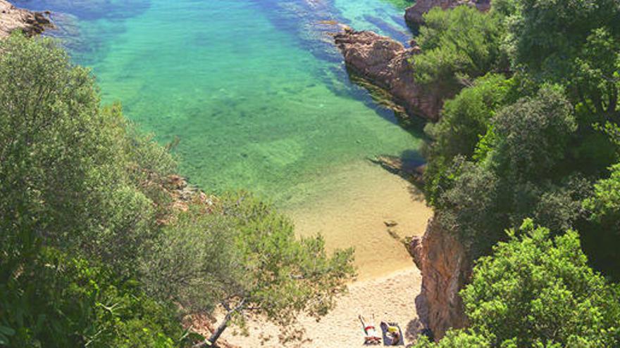 La cala Maset, a Sant Feliu de Guíxols.