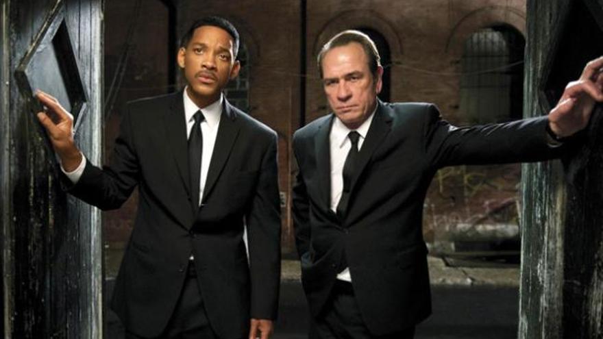 Una escena de Men in Black.