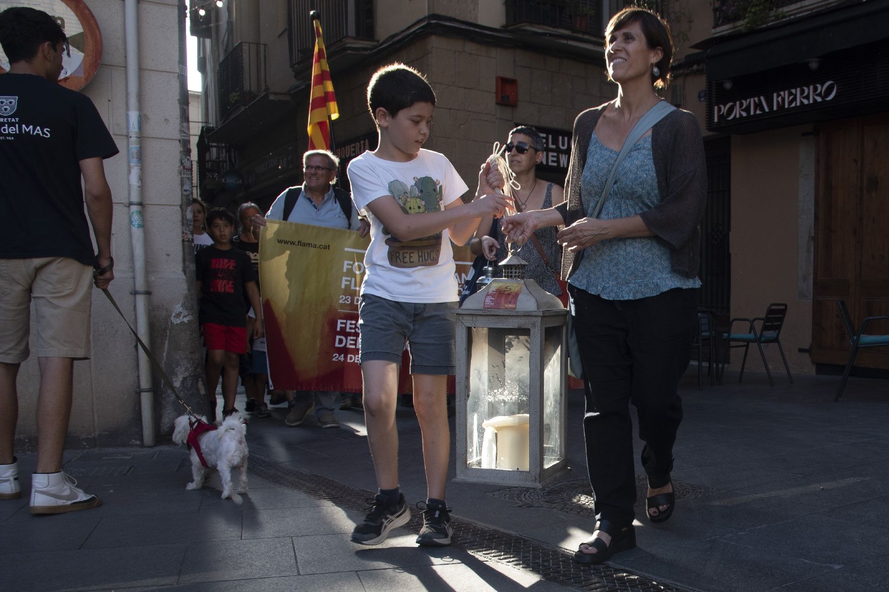 La Flama del Canigó arriba a Manresa