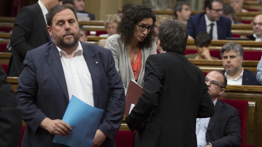 Junqueras y Rovira piden al independentismo que &quot;no caiga en provocaciones&quot;