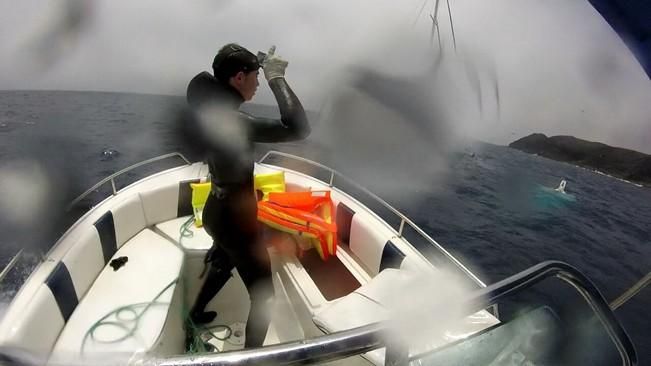 Rescate de seis personas en el mar de Lanzarote