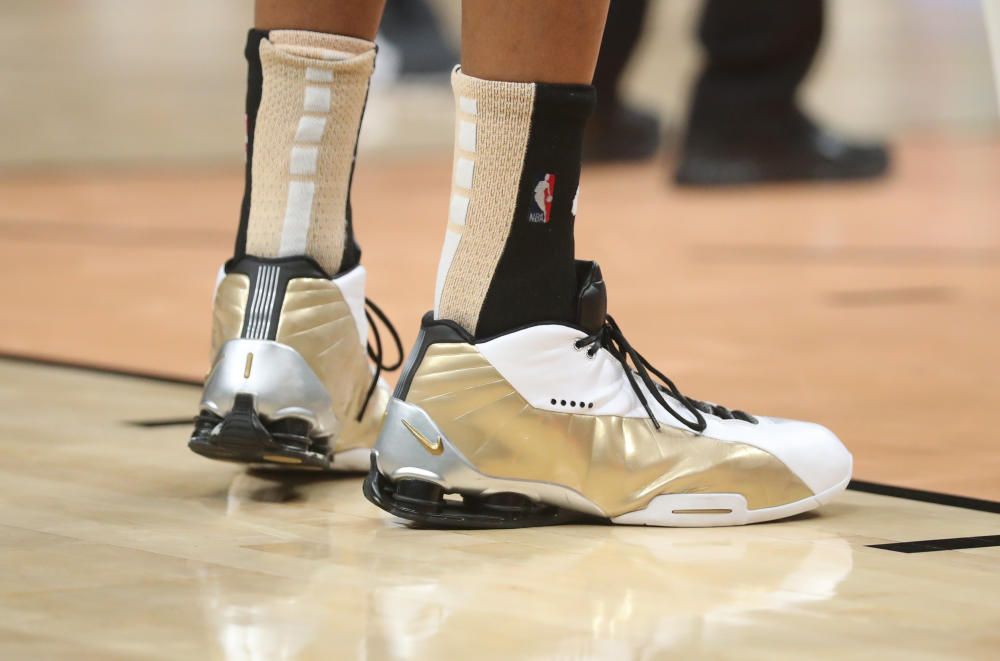 Las curiosas zapatillas de los jugadores de la NBA