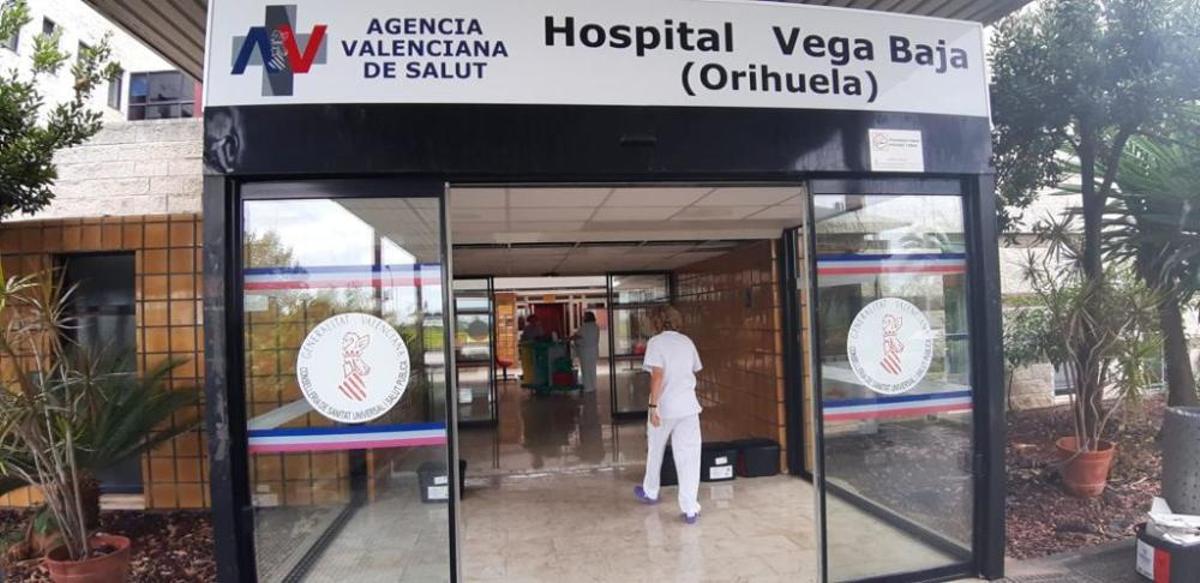 El temporal ha afectado al Hospital Vega Baja.