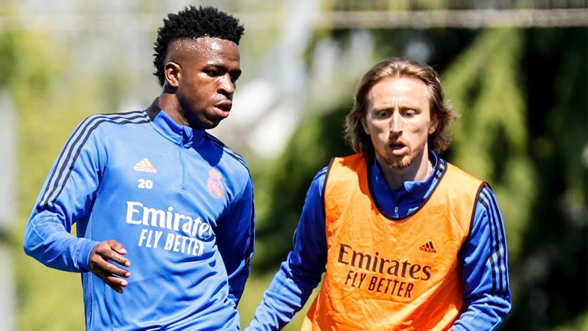 Nueva sesión de entrenamiento del Real Madrid para preparar el partido contra el Manchester City