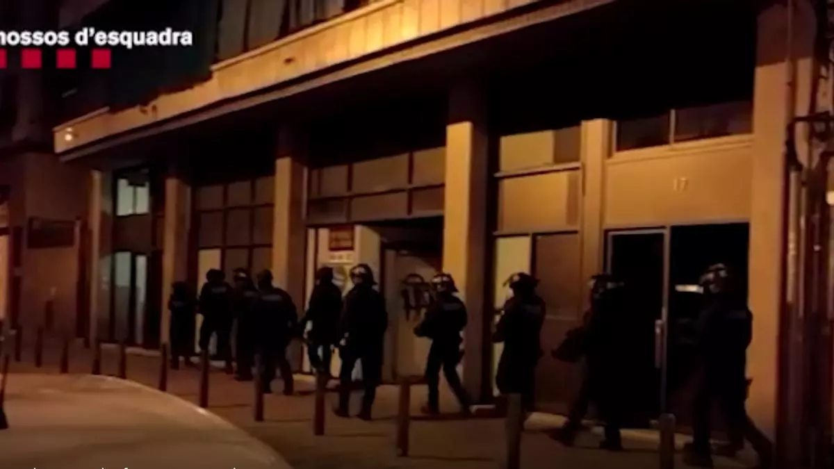VÍDEO | Cau una banda que robava càrregues de camions a l'AP-7 i tenia un magatzem clandestí a Vilamalla